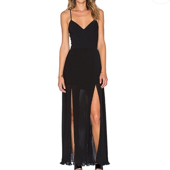 Black Lovers & Friends Candlelight Maxi Dress S - Picture 7 of 7